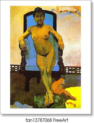 Free art print of Aita Tamari vahina Judith te Parari (Annah the Javanese) by Paul Gauguin