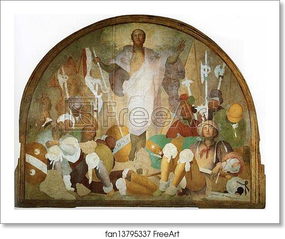 Free art print of The Resurrection of Christ by Jacopo Carrucci, Known As Pontormo