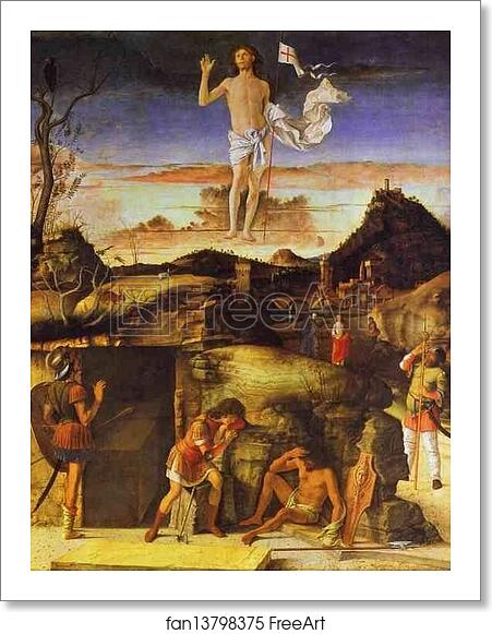 Free art print of The Resurrection by Giovanni Bellini