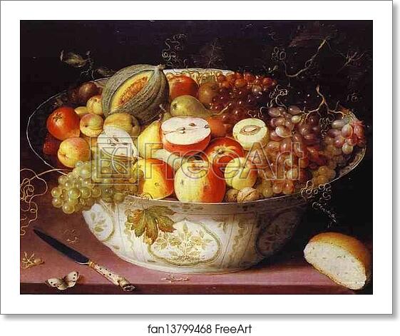 Free art print of Still Life of fruit in a Wan-li Bowl by Osias Beert Free art print of Still Life of fruit in a Wan-li Bowl by Osias Beert