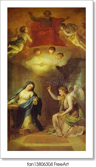 Free art print of Annunciation by Anton Raphael Mengs Free art print of Annunciation by Anton Raphael Mengs