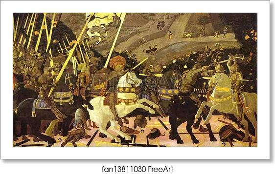 Free art print of Battle of San Romano by Paolo Uccello Free art print of Battle of San Romano by Paolo Uccello