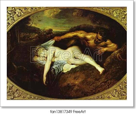 Free art print of Jupiter and Antiope by Jean-Antoine Watteau