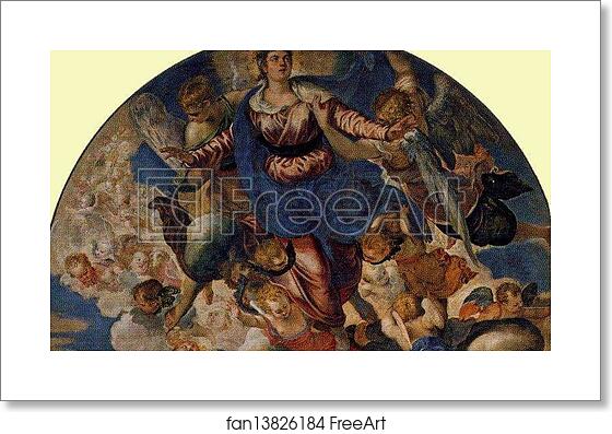 Free art print of Assumption of the Virgin. Detail by Jacopo Robusti, Called Tintoretto Free art print of Assumption of the Virgin. Detail by Jacopo Robusti, Called Tintoretto