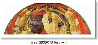 Free art print of The Coronation of the Virgin by Filippino Lippi