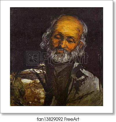 Free art print of Head of an Old Man by Paul Cézanne
