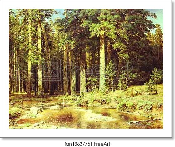 Free art print of Mast-Tree Grove by Ivan Shishkin