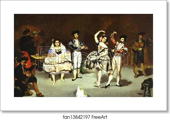 Free art print of The Spanish Ballet by Edouard Manet Free art print of The Spanish Ballet by Edouard Manet