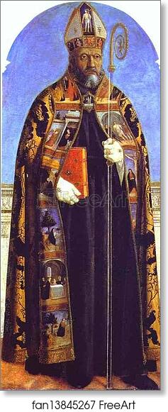 Free art print of St. Augustine by Piero Della Francesca