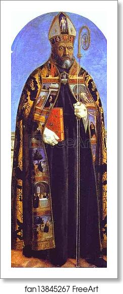 Free art print of St. Augustine by Piero Della Francesca Free art print of St. Augustine by Piero Della Francesca