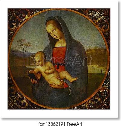 Free art print of Madonna Connestabile by Raphael