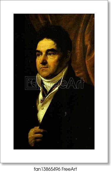 Free art print of Portrait of V. S. Khvostov by Orest Kiprensky