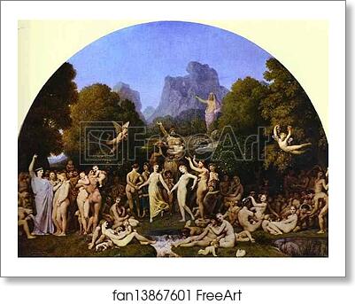 Free art print of The Golden Age by Jean-Auguste-Dominique Ingres