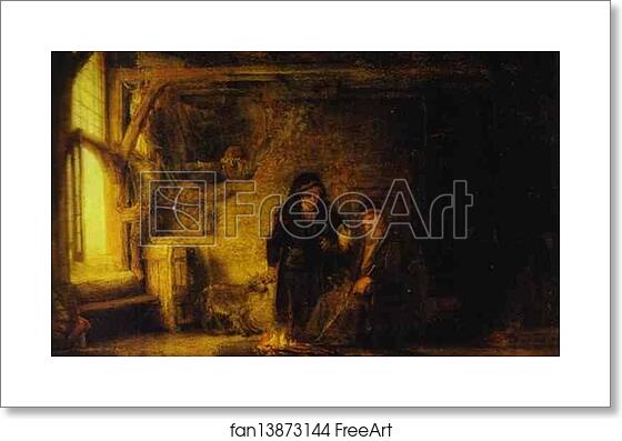 Free art print of Tobit's Wife with a Goat by Rembrandt Harmenszoon Van Rijn Free art print of Tobit's Wife with a Goat by Rembrandt Harmenszoon Van Rijn