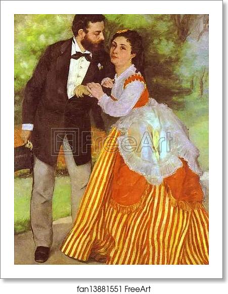 Free art print of Alfred Sisley and His Wife by Pierre-Auguste Renoir Free art print of Alfred Sisley and His Wife by Pierre-Auguste Renoir