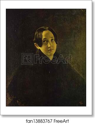 Free art print of Portrait of Ye. I. Durnova by Karl Brulloff