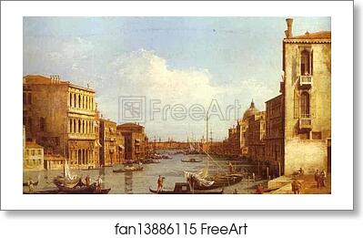 Free art print of The Grand Canal from Campo S. Vio towards the Bacino by Giovanni Antonio Canale, Called Canaletto Free art print of The Grand Canal from Campo S. Vio towards the Bacino by Giovanni Antonio Canale, Called Canaletto