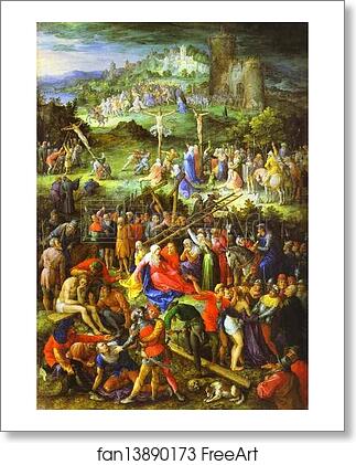 Free art print of The Great Calvary by Jan Brueghel The Elder
