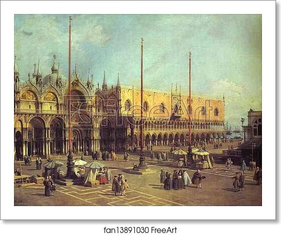 Free art print of Piazza San Marco: Looking South-East by Giovanni Antonio Canale, Called Canaletto Free art print of Piazza San Marco: Looking South-East by Giovanni Antonio Canale, Called Canaletto