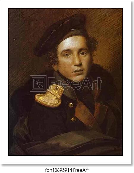 Free art print of Portrait of P. A. Olenin by Orest Kiprensky