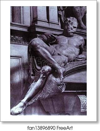 Free art print of Tomb of Lorenzo de' Medici. Detail. Dusk by Michelangelo Free art print of Tomb of Lorenzo de' Medici. Detail. Dusk by Michelangelo
