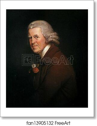 Free art print of Old John, Head Waiter at the King's Head in Derby by Joseph Wright Of Derby
