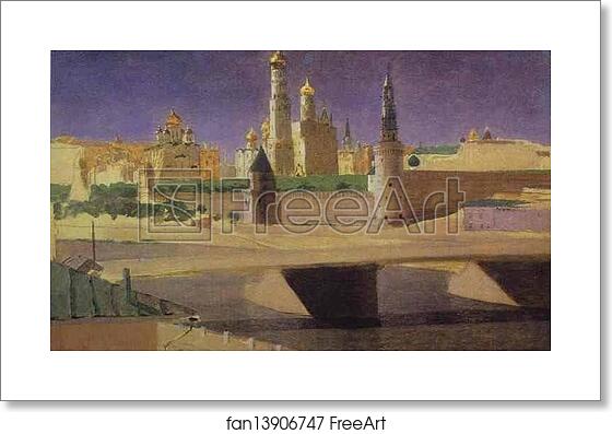 Free art print of View of the Kremlin from the Zamoskvorechye District by Arkhip Kuinji Free art print of View of the Kremlin from the Zamoskvorechye District by Arkhip Kuinji