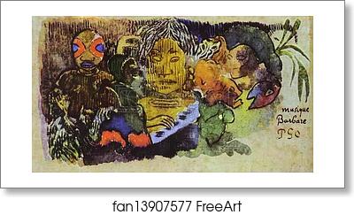Free art print of Musique barbare by Paul Gauguin