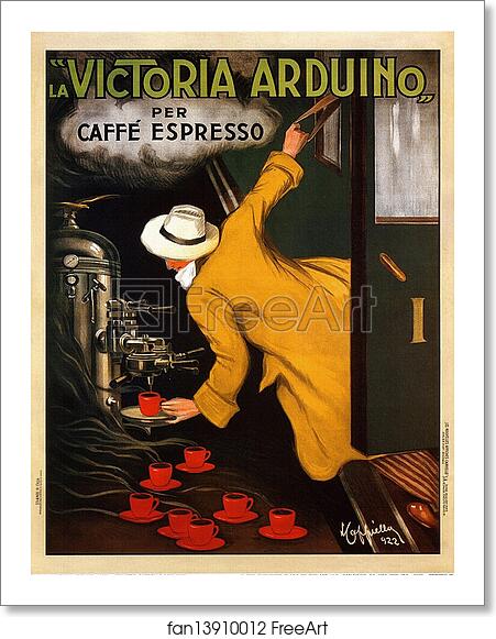 Free art print of La "Victoria Arduino" per Caffé Espresso by Leonetto Cappiello