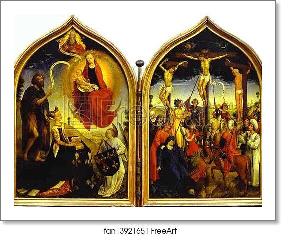 Free art print of Diptych of Jeanne of France by Rogier Van Der Weyden Free art print of Diptych of Jeanne of France by Rogier Van Der Weyden