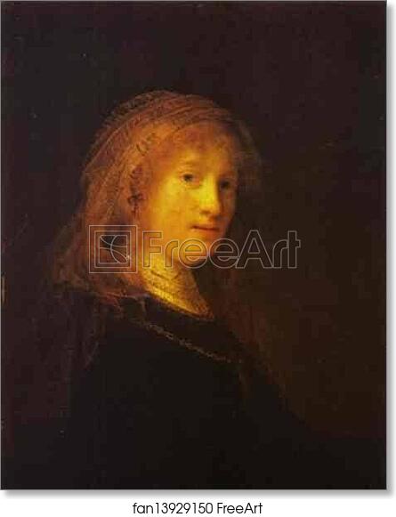 Free art print of Saskia van Uilenburgh, the Wife of the Artist by Rembrandt Harmenszoon Van Rijn