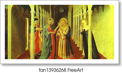 Free art print of Annunciation. Presentation in the Temple by Fra Angelico