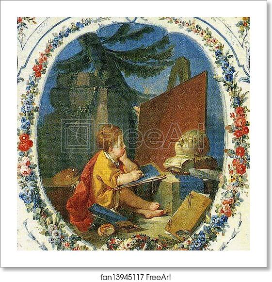 Free art print of The Arts and Sciences. Painting. Detail by François Boucher Free art print of The Arts and Sciences. Painting. Detail by François Boucher