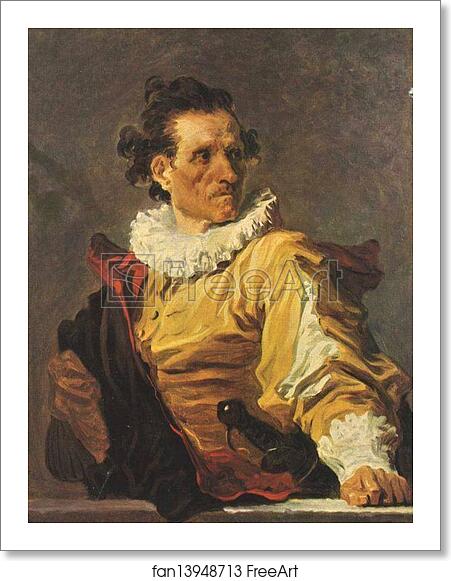 Free art print of Portrait of Man ("The Warrior") by Jean-Honoré Fragonard Free art print of Portrait of Man ("The Warrior") by Jean-Honoré Fragonard