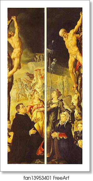 Free art print of Golgotha (wings) by Maerten Jacobsz Van Heemskerck Free art print of Golgotha (wings) by Maerten Jacobsz Van Heemskerck