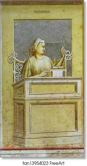 Free art print of Prudence by Giotto