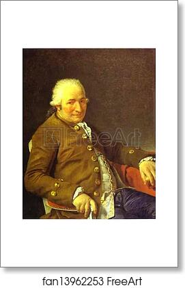 Free art print of Portrait of Charles-Pierre Pécoul, Contractor of Royal Buildings, Father-in-Law of the Artist by Jacques-Louis David