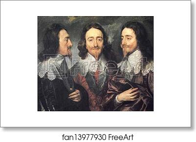 Free art print of Charles I, King of England, from Three Angles by Sir Anthony Van Dyck Free art print of Charles I, King of England, from Three Angles by Sir Anthony Van Dyck