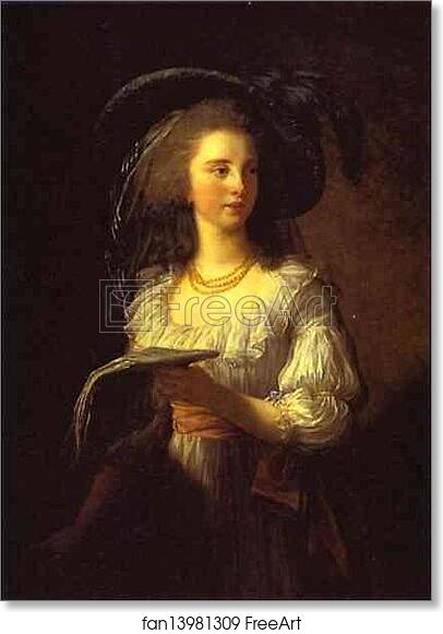 Free art print of The Duchess de Polignac by Louise-Elisabeth Vigée-Lebrun