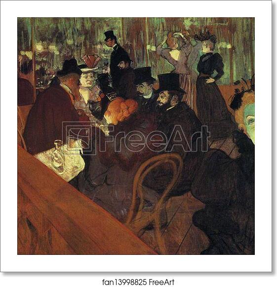 Free art print of At the Moulin Rouge by Henri De Toulouse-Lautrec Free art print of At the Moulin Rouge by Henri De Toulouse-Lautrec