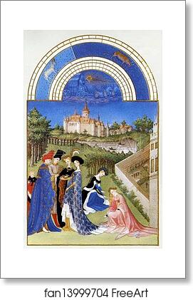 Free art print of Les tr�s riches heures du Duc de Berry. April. Chateau de Dourdan by Limbourg Brothers Free art print of Les tr�s riches heures du Duc de Berry. April. Chateau de Dourdan by Limbourg Brothers