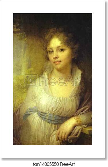 Free art print of Portrait of M. I. Lopukhina by Vladimir Borovikovsky Free art print of Portrait of M. I. Lopukhina by Vladimir Borovikovsky