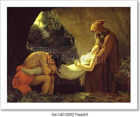 Free art print of . The Burial of Atala by Anne-Louis Girodet De Roussy-Trioson