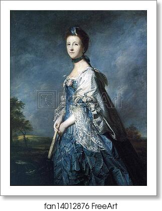 Free art print of Mrs Turnour by Sir Joshua Reynolds