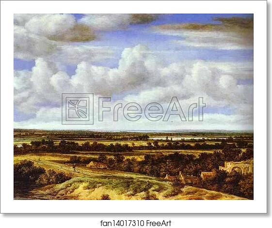 Free art print of An Extensive Landscape with a Road by a Ruin by Philips Köninck Free art print of An Extensive Landscape with a Road by a Ruin by Philips Köninck