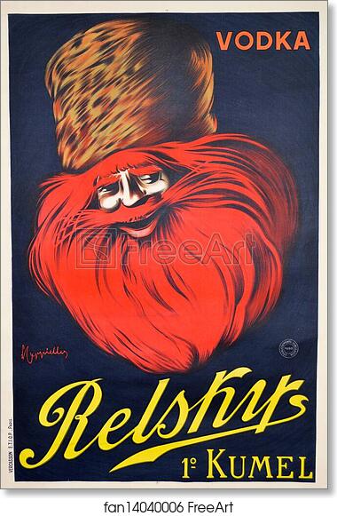 Free art print of Vodka Relsky by Leonetto Cappiello