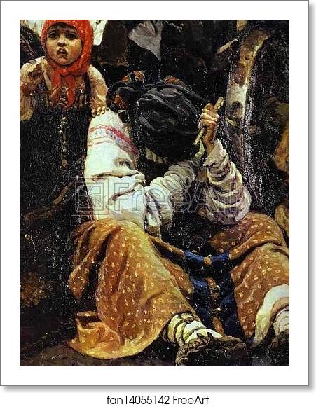 Free art print of Morning of the Strelets' Execution. Detail by Vasily Surikov Free art print of Morning of the Strelets' Execution. Detail by Vasily Surikov