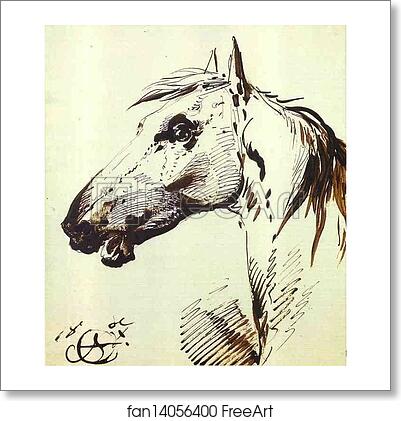 Free art print of Head of a Horse by Alexander Orlowski