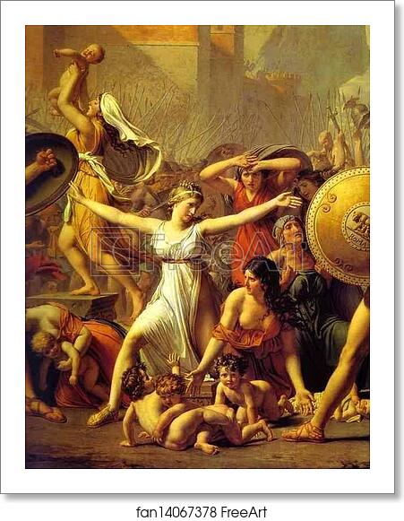 Free art print of The Intervention of the Sabine Women. Detail by Jacques-Louis David Free art print of The Intervention of the Sabine Women. Detail by Jacques-Louis David