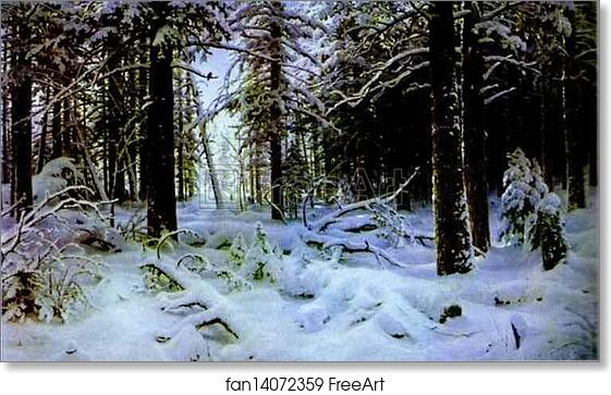 Free art print of Winter by Ivan Shishkin